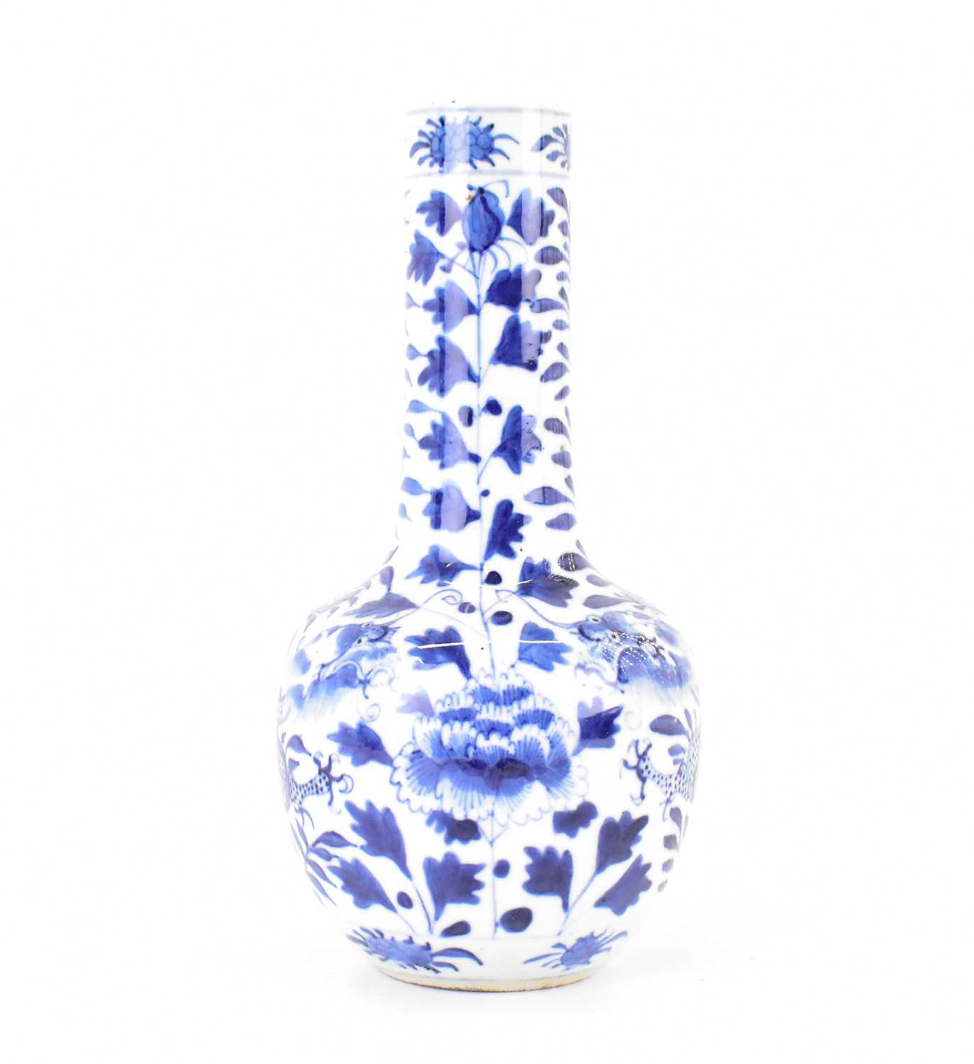 Lot 361 - A 19th century Chinese vase of bottle form,...