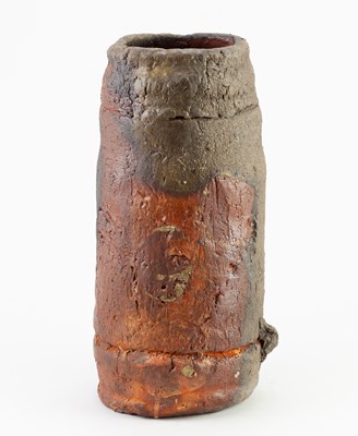 Lot 218 - CHARLES BOUND (born 1939); a tall wood fired...