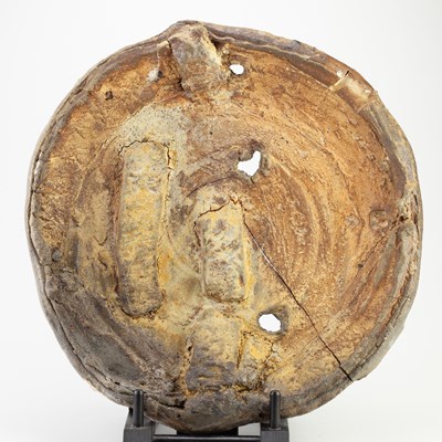 Lot 188 - CHARLES BOUND (born 1939); a large wood fired...