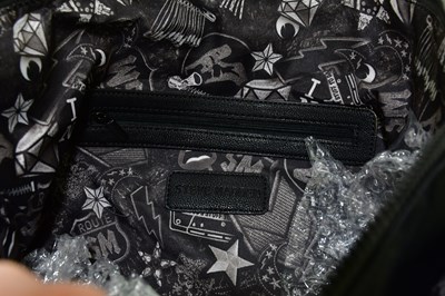 Lot 722 - STEVE MADDEN; a large quilted black nylon tote...