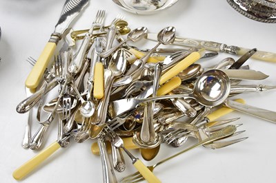 Lot 1012 - A quantity of electroplated items to include...