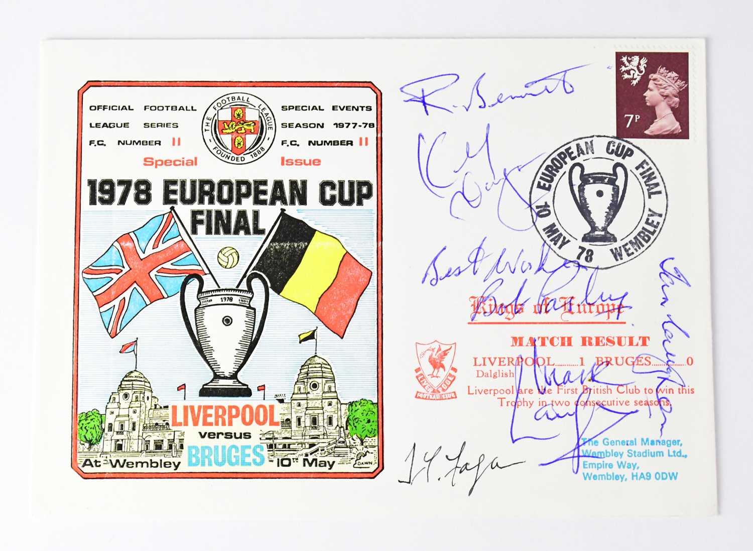 Lot 458 - LIVERPOOL FOOTBALL CLUB; a 1978 European Cup...