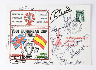 Lot 466 - LIVERPOOL FOOTBALL CLUB; a 1981 European Cup...