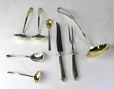 Lot 750 - GORHAM; a selection of silver spoons and...