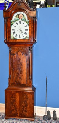 Lot 2307 - A 19th century eight day longcase clock, the...
