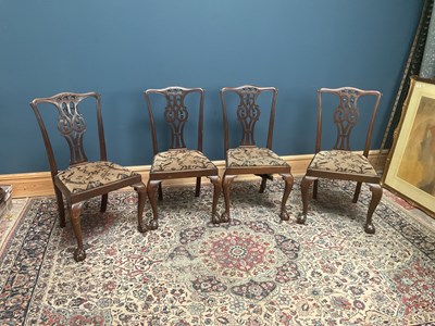Lot 2471 - A set of four early 20th century mahogany...