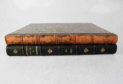 Lot 610 - CÈSAR DALY; two volumes of 'Revue Générale de...