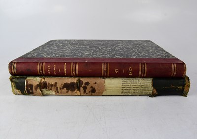 Lot 603 - CÉSAR DALY; two volumes of 'Revue Générale de...