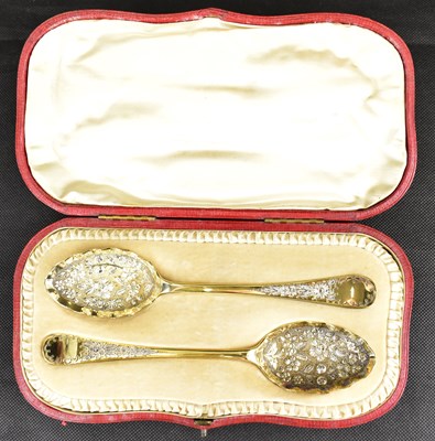 Lot 751 - LEVESLY BROTHERS; a pair of Victorian...