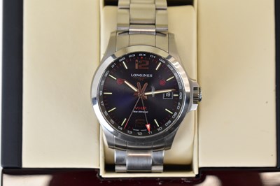 Lot 1298 - LONGINES; a gentlemen's 'Conquest V.H.P.'...