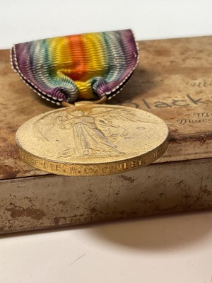 Lot 73 - A pair of WWI medals, comprising the War Medal...