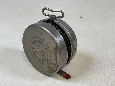 Lot 108 - A pocket phonograph 'Mikiphone', diameter of...