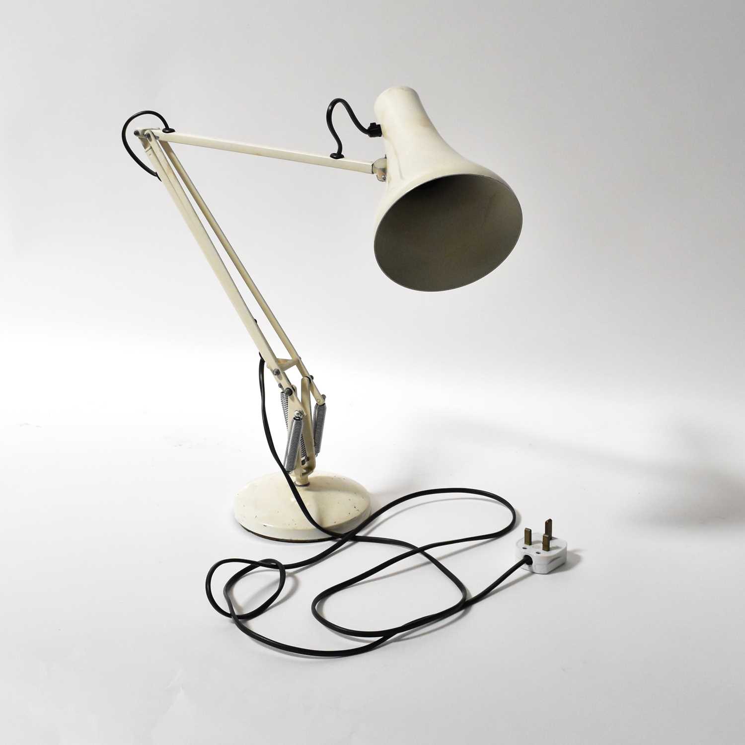 Lot 104 - A white Anglepoise lamp.