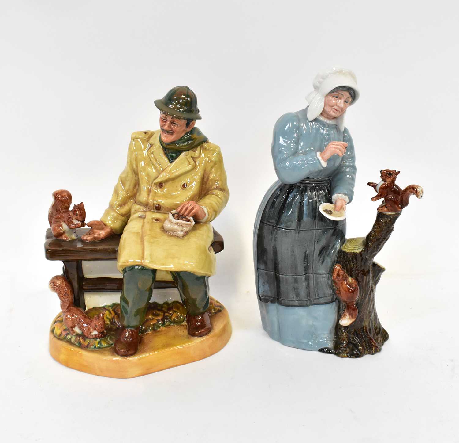 Lot 297 - ROYAL DOULTON; a figure HN2485 'Lunchtime',...
