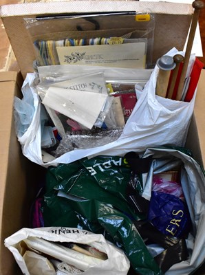 Lot 195 - A large quantity of sewing and knitting items,...