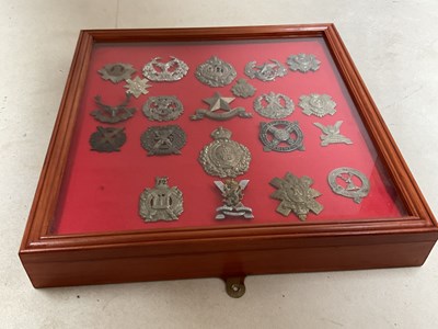 Lot 74 - A framed and glazed display of Scottish...