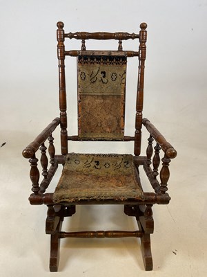 Lot 627 - An early 20th century child's American rocking...
