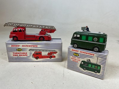 Lot 87 - DINKY; a boxed '956 Turntable Fire Escape' and...