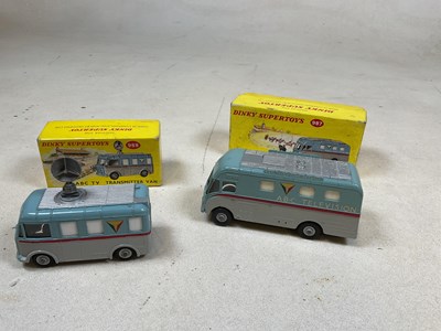 Lot 73 - DINKY; a pair of boxed vehicles, '987 ABC TV...