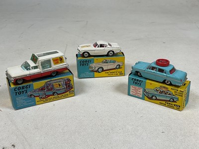 Lot 88 - CORGI; three boxed vehicles, '236 Motor School...