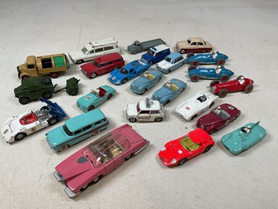 Lot 102 - DINKY; a group of unboxed models including...