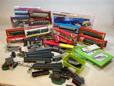 Lot 77 - TRAINS; a large collection of miscellaneous...