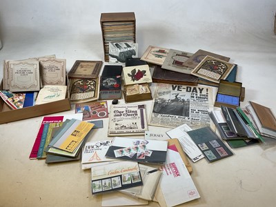 Lot 276 - A large collection of cigarette cards within...