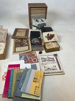 Lot 276 - A large collection of cigarette cards within...