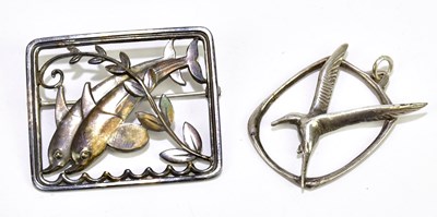 Lot 314 - ARNO MALINOWSKI FOR GEORG JENSEN; a sterling...