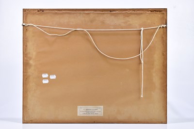 Lot 6239 - BERNARD GOUGH; watercolour, field scene,...