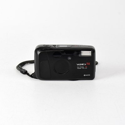 Lot 466 - YASHICA; a T4 35mm compact camera with maker's...