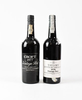 Lot 199 - PORT; two bottles of vintage port, comprising...