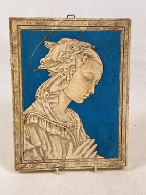 Lot 49 - DOROTHY DIRK AFTER BOTTICELLI; a painted...