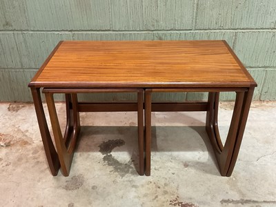 Lot 586 - G PLAN Fresco; a nest of three occasional tables.