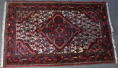 Lot 111 - A hand knotted Persian Bidjar type rug, 129 x...