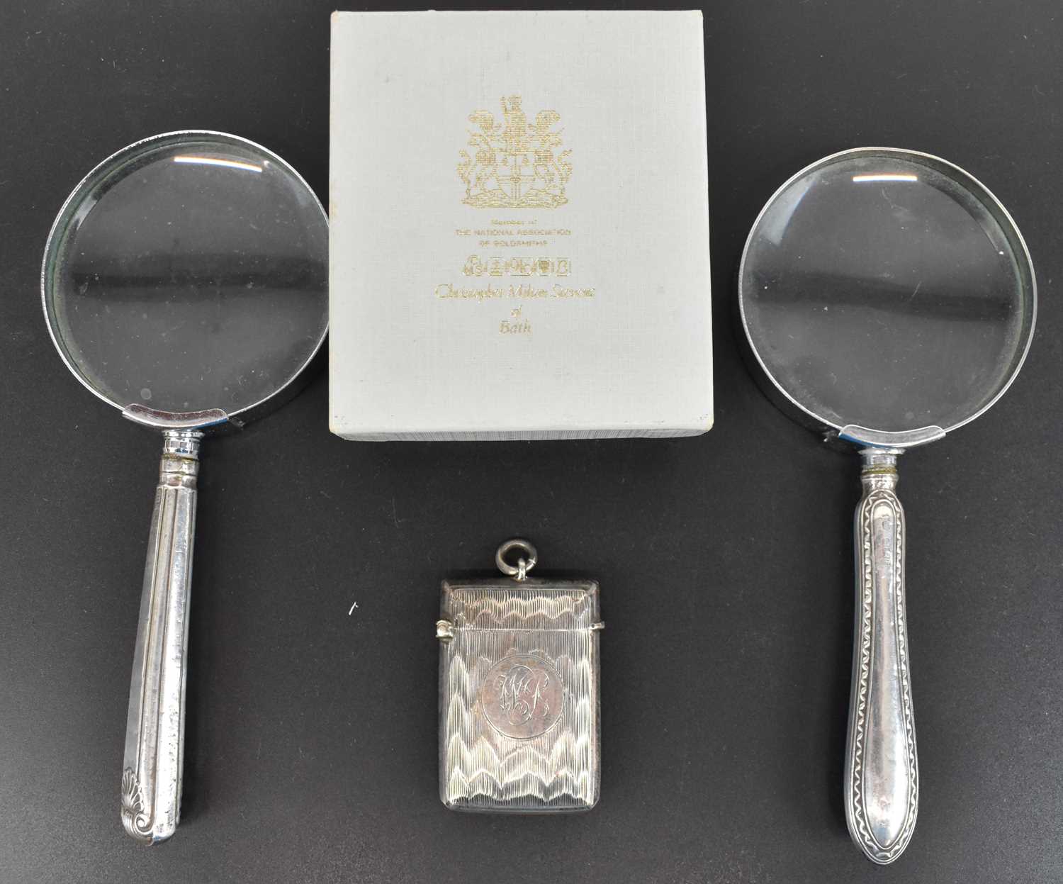 Lot 586 - JOHN MILLWARD BANKS; an Edward VII hallmarked...