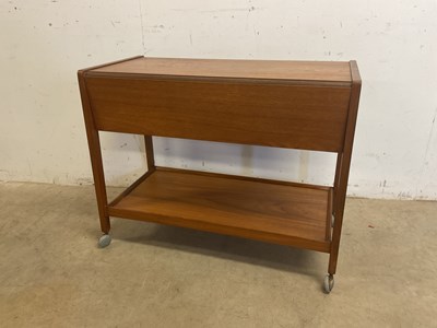 Lot 618 - REMPLOY; a mid 20th century teak drink serving...