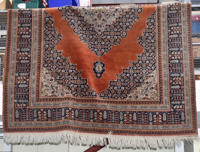 Lot 108 - A large Persian Farahan Sarouk type hand...