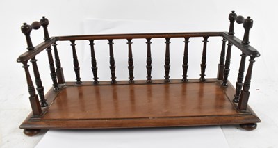 Lot 205 - A William IV mahogany table top bookstand with...