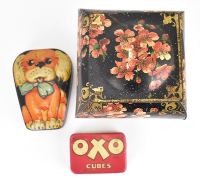 Lot 146 - An Edwardian tinplate biscuit tin in the form...