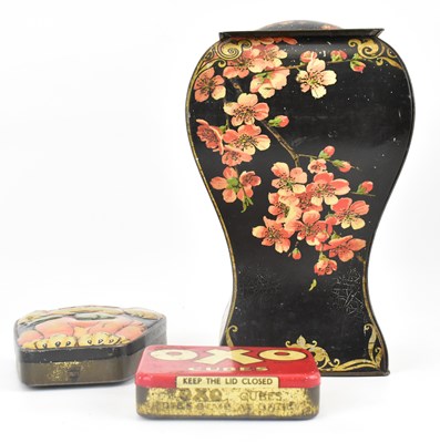 Lot 146 - An Edwardian tinplate biscuit tin in the form...