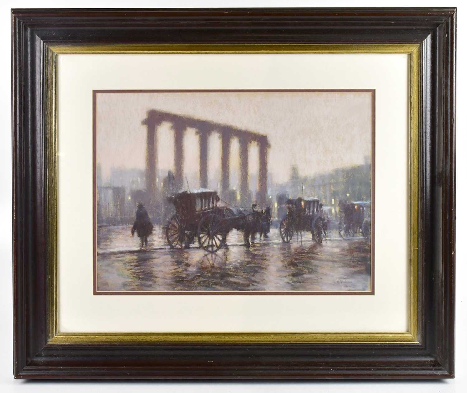 Lot 148 - MARC GRIMSHAW (born 1957); pastel, horse and...