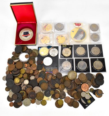 Lot 667 - Various mixed coinage, mostly UK pre-decimal,...