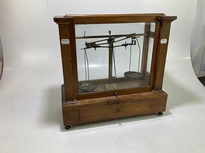 Lot 2166 - A. GALLENKAMP & CO LONDON; an oak cased set of...