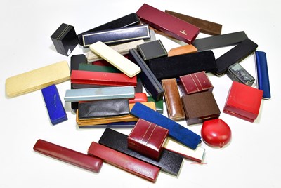 Lot 374 - A large collection of wristwatch boxes and...