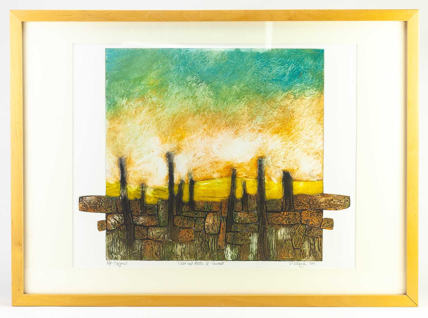 Lot 630 - PETER CLOUGH (born 1944); 'Wall and Posts V -...