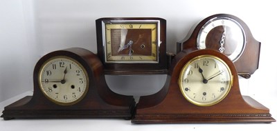 Lot 96 - Four mantel clocks