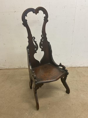 Lot 633 - An unusual 19th century Continental elm...