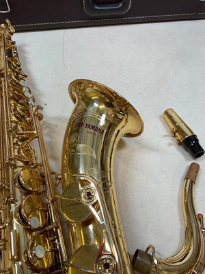 Lot 110 - A cased Yamaha tenor saxophone, serial number...