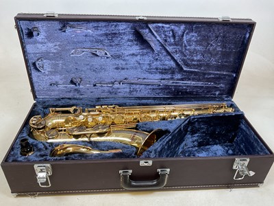 Lot 110 - A cased Yamaha tenor saxophone, serial number...